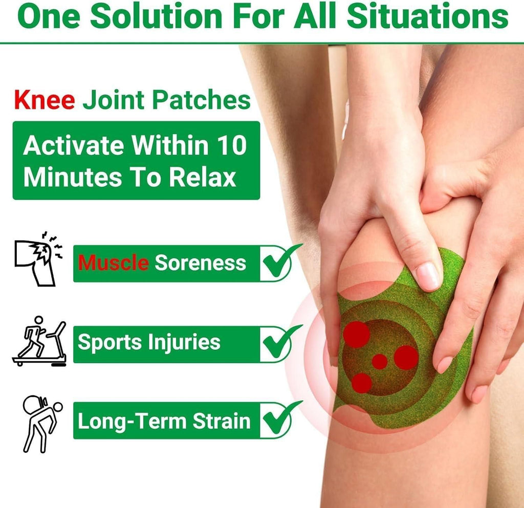 Self-Heating Knee Patches | Pain Relief for Arthritis, Joint Pain & Swelling