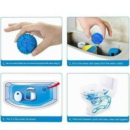 Automatic Toilet Cleaner Tablets (Pack of 10)